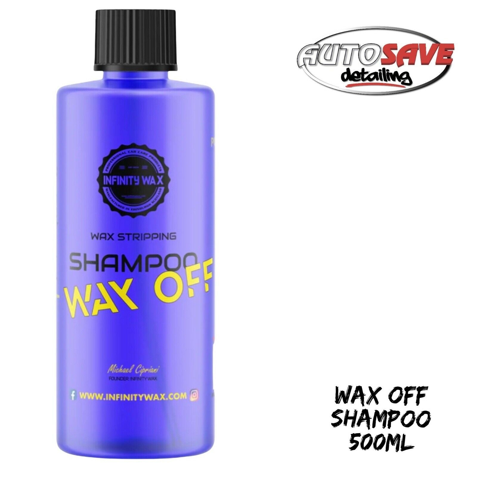 Infinity Wax Wax Off Stripping Shampoo Autosave Components