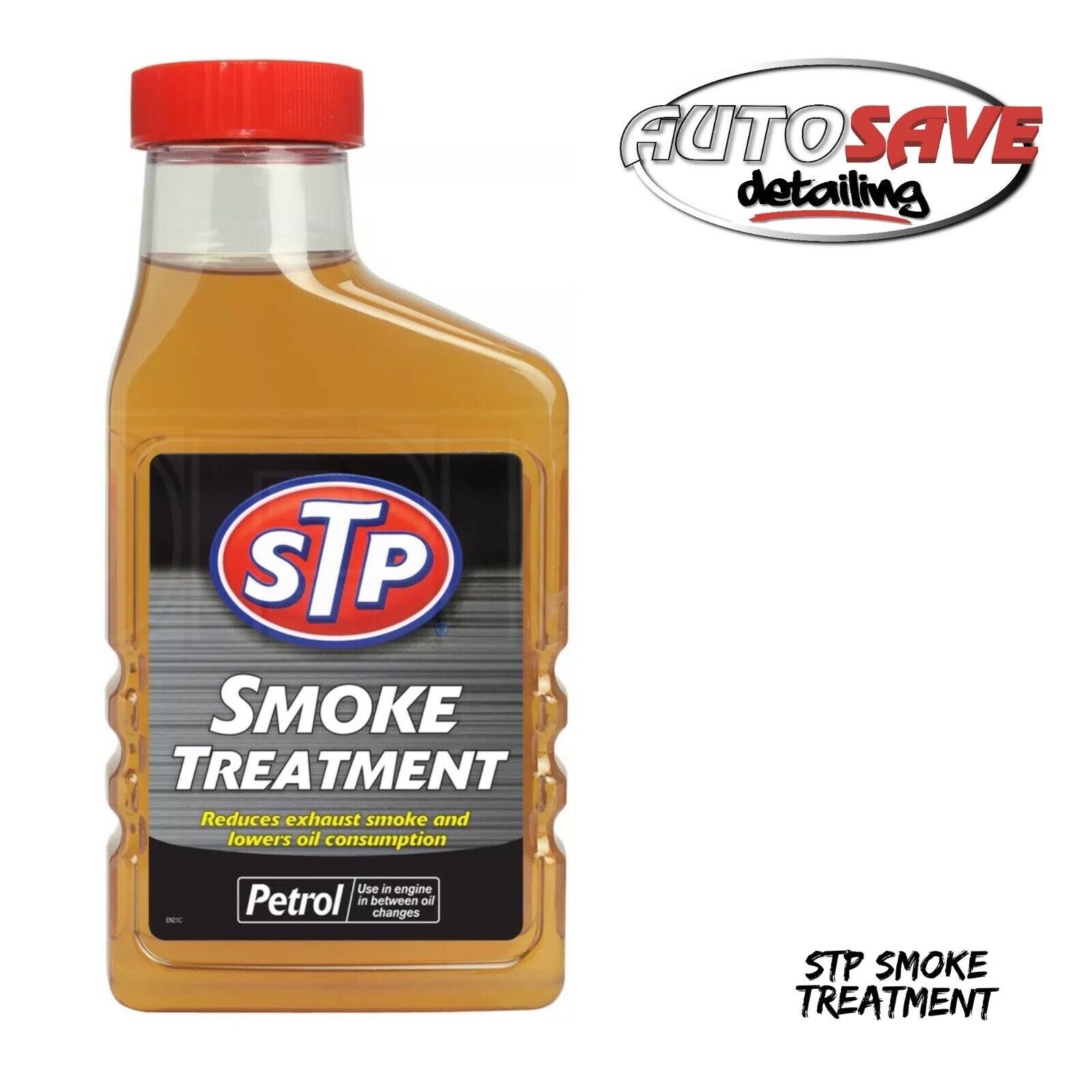 STP SMOKE TREATMENT 450ml PETROL ENGINE OIL ADDITIVE REDUCES