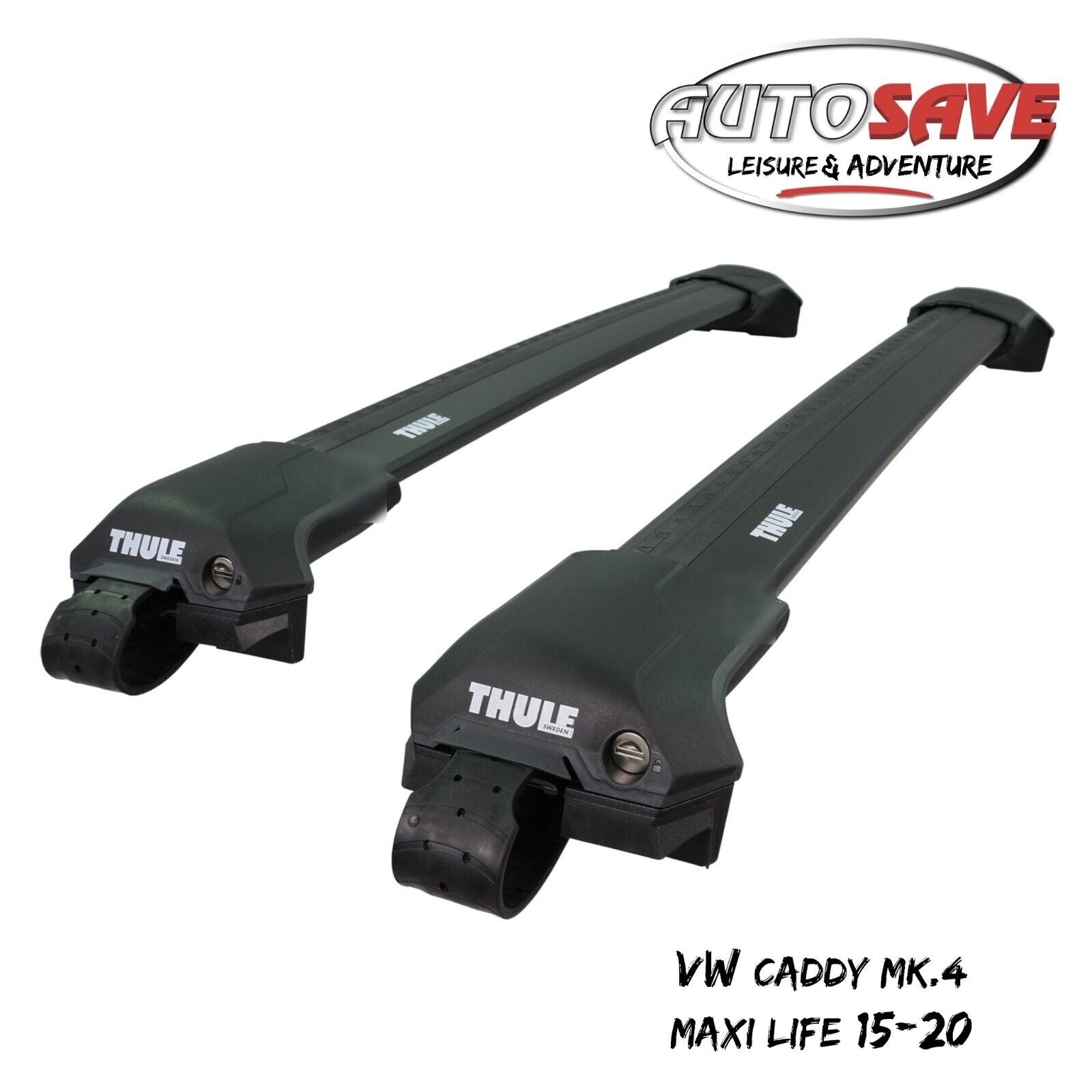 Vw caddy maxi black roof online rails