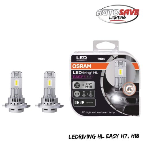 2x H7 LED OSRAM LEDriving HL INTENSE H7/H18 6000K Bulbs 64210DWINT