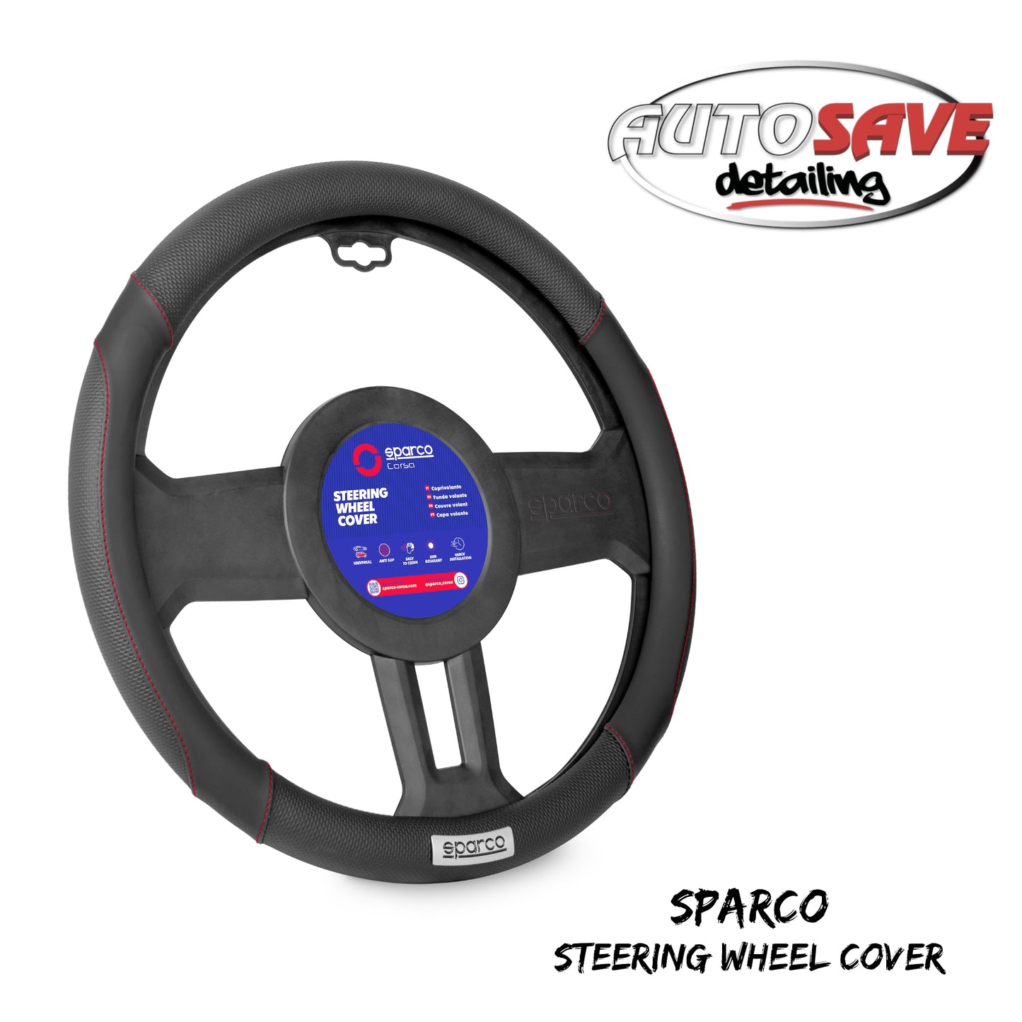 STEERING WHEEL COVER PU+ANTI SLIP PVC