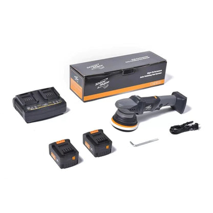 ShineMate EB351-5/15 15 mm Cordless Random Orbital Polisher Kit