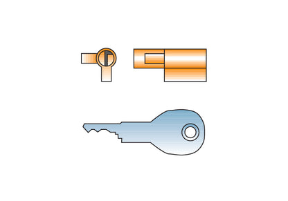 Integral Security Lock & Keys For Couplings