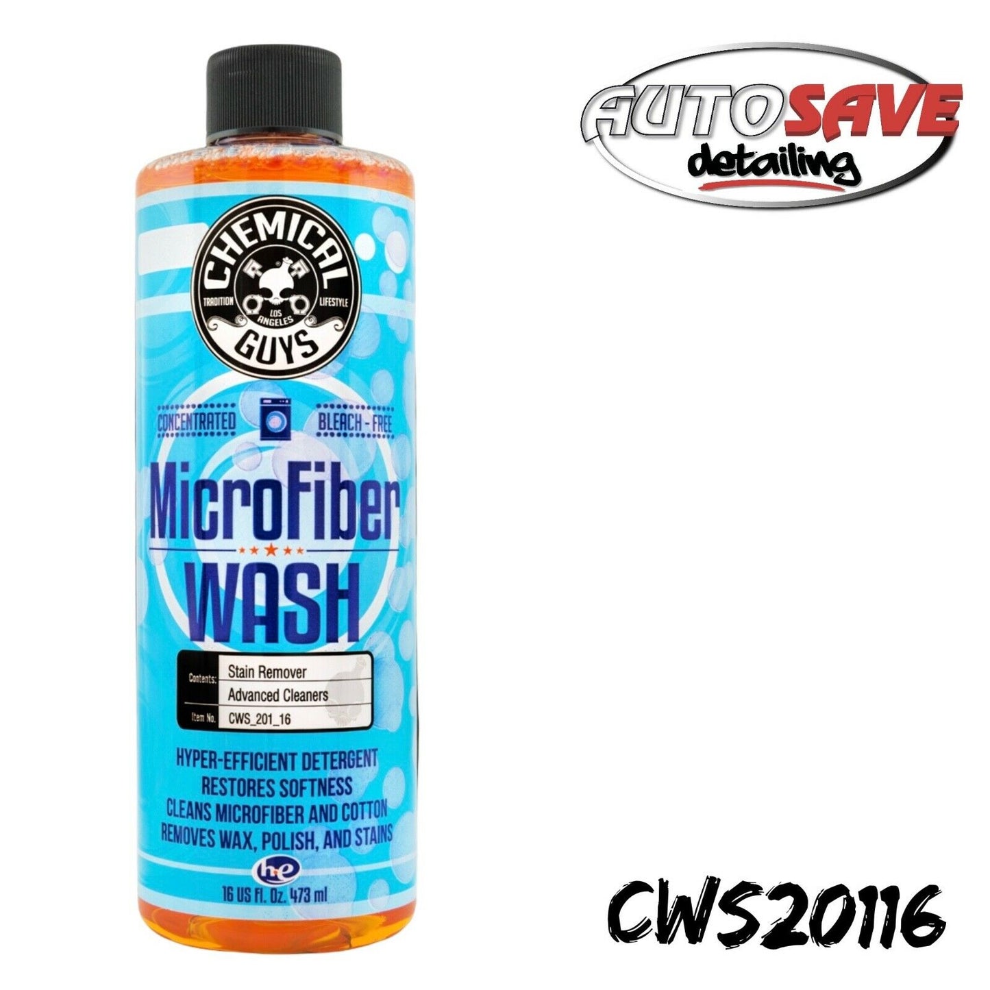 Chemical Guys Microfiber Wash 16oz