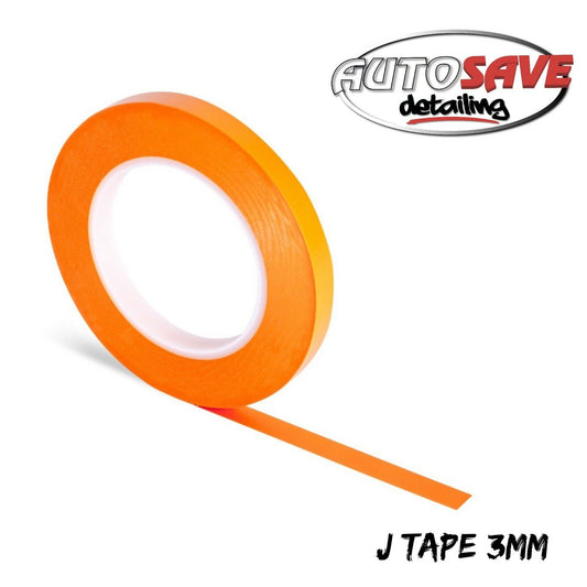 JTape ORANGE Fine Line Masking tape Detailing Heat Resistant  3mm 55m Long