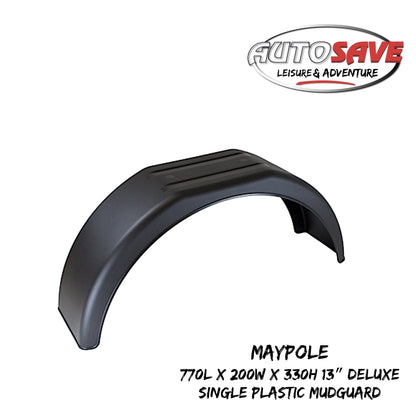 770L X 200W X 330H 13″ Deluxe Single Plastic Mudguard