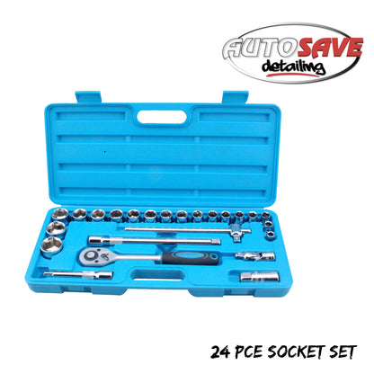 24 PCE 1/2" METRIC SOCKET SET (10-32MM)