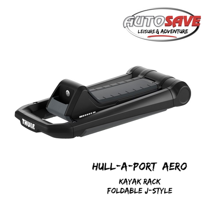 Thule Hull-a-Port Aero kayak rack foldable j-style black