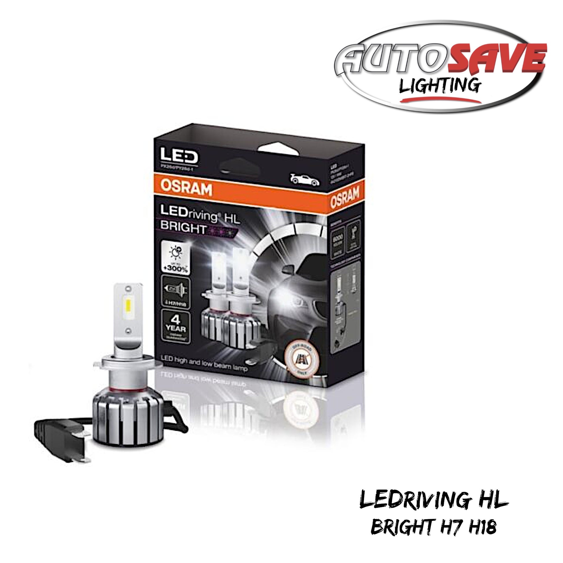 Ampoule LED OSRAM LEDriving HL BRIGHT H7/H18