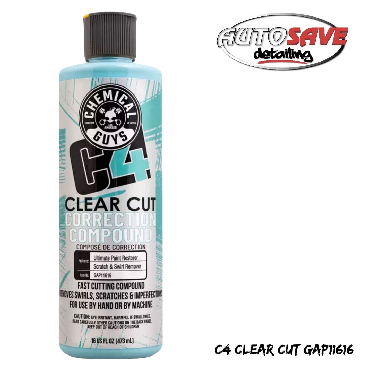 Chemical Guys C4 Clear Cut Cutting Compound! Etching, Swirls