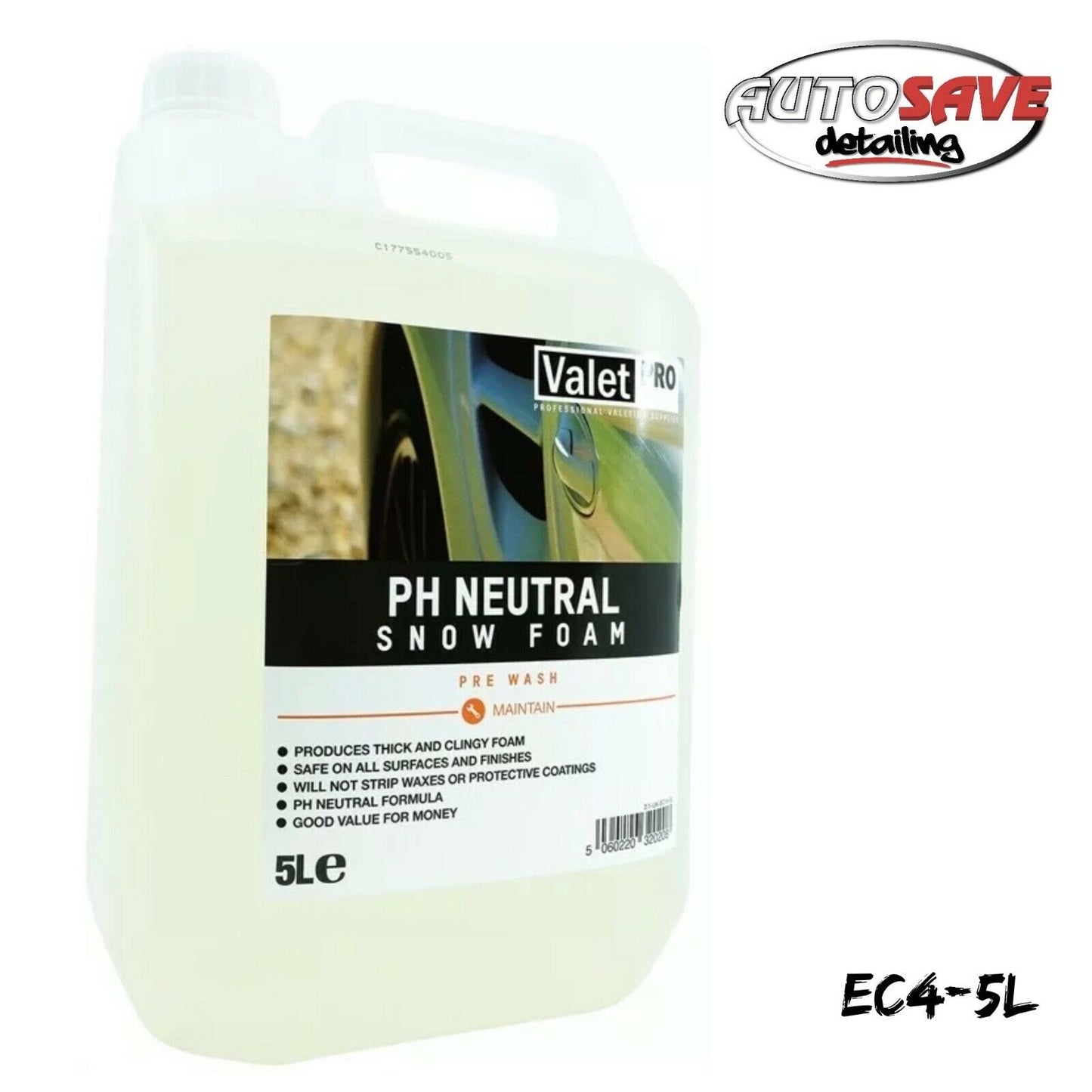 Valet Pro - PH Neutral Snow Foam - 5 Litre